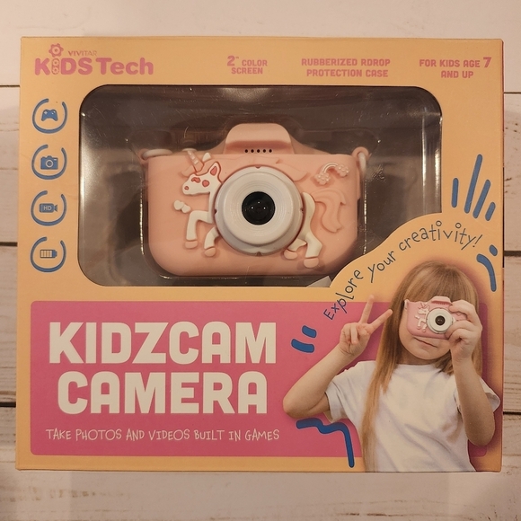 Vivitar Kidz Other - Vivitar Kids Tech KidzCam Camera - Pink/White Unicorn